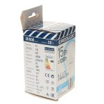 Лампа светодиодная E27 A60 15W холодный свет ERGOLUX 1/10/100