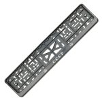 Рамка для номерного знака AB-012СССР (112/1-STD-СР) SILVER с защелкой и надписью "СССР" рельефная /1/30 — изображение 2