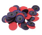Круг RF-BD240C абразивный шлифовальный 50мм (№40,красный)(к-т 50шт) ROCKFORCE /1/10 — изображение 2