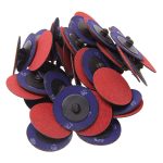 Круг RF-BD2120C абразивный шлифовальный 50мм (№120,красный)(к-т 50шт) ROCKFORCE /1/10 — изображение 2