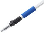 Щетка M-71707 для мойки телескопическая с клапаном регулировки воды 110-185см с переключаетелем, 22/29мм металлический штуцер  MEGAPOWER/1/12 — изображение 2