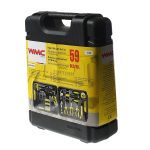 Набор инструмента WMC-1059: с дрелью электрической,59пр.(220V,750W,0-2900об/мин),в кейсе WMC TOOLS /1/2 — изображение 3