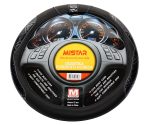 Оплетка руля MIS-SWC862 (M) черная с белой вставкой MISTAR /1/25 — изображение 2