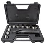 Пробойник RF-31091K: со сменными насадками 10пр. (5,6,8,10,12.5,16,20,25,32мм),в кейсе ROCKFORCE /1/20 — изображение 5