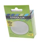 Лампа светодиодная GX53-9W-GX53 тёплый свет ERGOLUX 1/10/100 — изображение 2