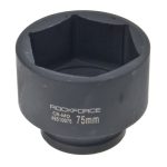 Головка торцевая 75мм 3/4" 6-гранная ударная удлиненная L=90мм ROCKFORCE RF-46510075 /1/8 — изображение 2