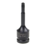 Головка-бита TORX ударная 1/2", TH40 с отверстием ROCKFORCE RF-24607840T /1 — изображение 2