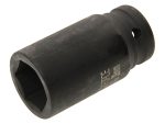 Головка торцевая 28мм 3/4" 6-гранная ударная удлиненная L=90мм ROCKFORCE RF-46510028 /1/50