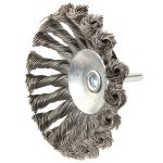 Кордщетка RF-BCK104 дисковая с хвостовиком для дрели 100мм ROCKFORCE/1/50 — изображение 2