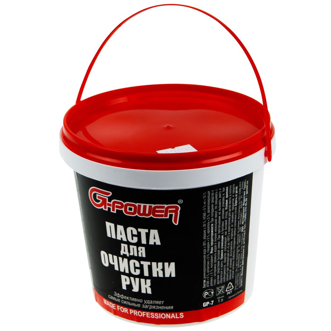 m0001050079_1.resize1 Паста для очистки рук 1л (на основе хвойного опила) G-POWER /1/12 — изображение 1