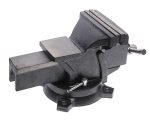 Тиски поворотные RF-6540306 стальные с наковальней захват 6"-150мм ROCKFORCE /1