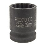Головка торцевая 22мм 1/2" 12-гранная ударная L=58мм ROCKFORCE RF-44822 /1/180 — изображение 2