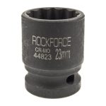 Головка торцевая 23мм 1/2" 12-гранная ударная L=40мм ROCKFORCE RF-44823 /1/180 — изображение 2