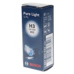 Автолампа H3 (55) PK22s STANDART PURE LIGHT 12V BOSCH /1 — изображение 2