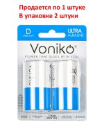 Элемент питания : LR20-BC2 ALKALINE ULTRA 1,5V VONIKO /2/24 — изображение 2