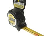 Рулетка ER-04275 7.5м 25мм магнитный зацеп, двухкомпонентный корпус, автоблокировка, держатель ЭВРИКА/1/12/48 NEW — изображение 2
