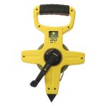 Рулетка ER-04030  30м 13мм геодезическая с ручкой и стальной лентой ЭВРИКА/1/6/48 NEW