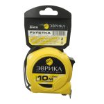Рулетка ER-04110 10м 20мм YELLOW пластиковый корпус, фиксатор, держатель ЭВРИКА/1/72 NEW — изображение 3