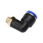 Фитинг ER-SPL10-01 угловой для пластиковых трубок 10мм с наружной резьбой 1/8" ЭВРИКА /1/250 NEW