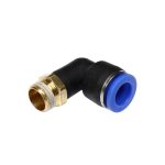 Фитинг ER-SPL10-02 угловой для пластиковых трубок 10мм с наружной резьбой 1/4" ЭВРИКА /1/250 NEW — изображение 3