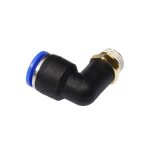 Фитинг ER-SPL10-02 угловой для пластиковых трубок 10мм с наружной резьбой 1/4" ЭВРИКА /1/250 NEW