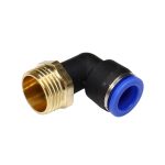 Фитинг ER-SPL12-04 угловой для пластиковых трубок 12мм с наружной резьбой 1/2" ЭВРИКА /1/250 NEW — изображение 3