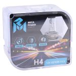 Автолампа H4 (60/55) P43t-38 LONG LIFE (бокс, 2шт) 12V MEGAPOWER /1/10 — изображение 2