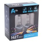 Автолампа H27W/1 (PG13) STANDART (бокс, 2 шт) 12V MEGAPOWER /1/10