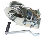 Лебедка ER-97136 ручная барабанная двухскоростная, 1365кг (стальной трос, Ø -5.5мм, длина троса-10м) ЭВРИКА /1/4 NEW — изображение 6