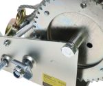 Лебедка ER-97136 ручная барабанная двухскоростная, 1365кг (стальной трос, Ø -5.5мм, длина троса-10м) ЭВРИКА /1/4 NEW — изображение 3