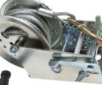 Лебедка ER-97136 ручная барабанная двухскоростная, 1365кг (стальной трос, Ø -5.5мм, длина троса-10м) ЭВРИКА /1/4 NEW — изображение 4
