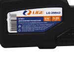 Ключ динамометрический 1/4" (5-25Nm) L-255мм в кейсе LG-29842 LIGE /1/10 — изображение 4