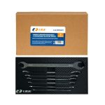 Набор ключей рожковых с профилем "Ratchet drive" прямых (6x7,8x9,10x11,12x13,14x15,16x18,17x19мм) 7пр., в ложементе LG-S70107 LIGE /1/10 — изображение 3