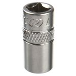 Головка торцевая  7мм 1/4" 6-гранная L-25мм LG-22107 LIGE /1/1000 NEW