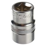 Головка торцевая 19мм 1/2" 6-гранная L-38мм LG-43119 LIGE /1/250 NEW