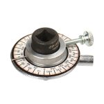 Шкала доворотная стальная с магнитным креплением и зажимом 1/2" (0-360°, цена деления 2°, длина: с магнитом 439мм, с зажимом 545мм) LG-13914 LIGE /1/2