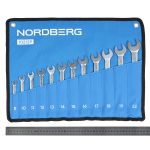 Набор ключей комбинированных 12 шт, планшет тетрон NORDBERG 10212P — изображение 5