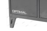 Верстак слесарный трехтумбовый, 3 серые створки OPTIMAL NW303 7012/7015 — изображение 4