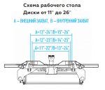 Станок шиномонтажный 380V п/автомат, 2х скор, стол с накладками, синий NORDBERG 4639,5ID(B) 380 — изображение 15