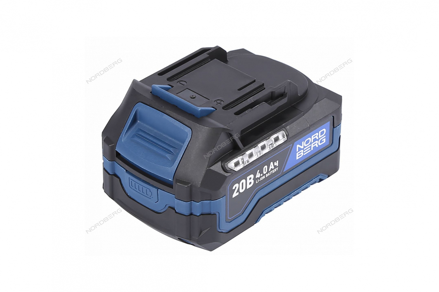 nnjqf167xukq1tq58dhhoo6ej6bmw9q8 Аккумулятор Li-ion, 20 В, 4 А·ч NORDBERG NE9005 — изображение 1
