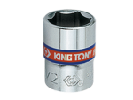 Торцевая головка KING TONY 233508S шестигранная 1/4" 1/4" L=24мм