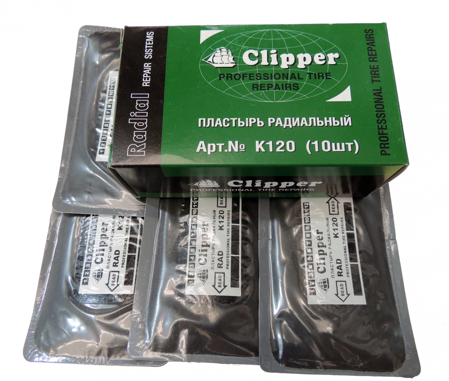 qmi8x83hna2ovlacm5z81zl8ykqrhikw CLIPPER НАБОР ЗАПЛАТ K120 кордовые для боковых порезов 76*125мм (2 слоя корда) (10шт.) — изображение 1