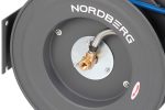 Шланг воздушный на стальной катушке, гибридный PVC диам. 08х12 мм, 20 м NORDBERG HR0820RPVC — изображение 3