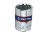 Торцевая головка KING TONY 233004M двенадцатигранная 4 мм 1/4" L=24мм