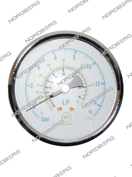 NORDBERG ЗАПЧАСТЬ МАНОМЕТР LP (15BAR/80d) для NF22L