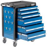 Тележка инструментальная, 6 выдвижных ящиков, синяя NORDBERG T6N(B) — изображение 3