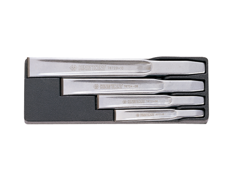 rvs82s9a94zbpei35w0wby715jmh7px1 Набор зубил в лотке, усиленные KING TONY 11104PR10 — изображение 1