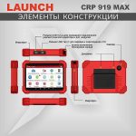 Диагностический мультимарочный сканер Launch CRP919 MAX — изображение 3