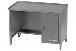 Верстак слесарный однотумбовый, 1 серая створка OPTIMAL NW101 7012/7015