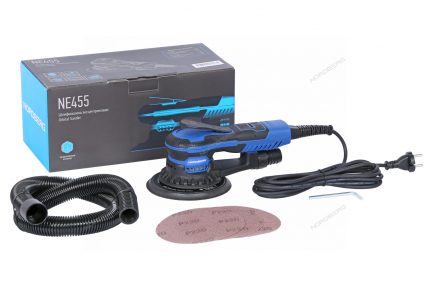 Шлифмашина эксцентриковая 5 мм, диск 150 мм, 4000-10000 об/мин, 350 Вт NORDBERG NE455